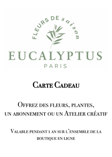 carte cadeau eucalyptus paris